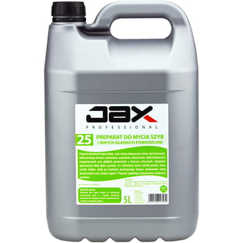 Flüssigkeit zum Reinigen von Fenstern und anderen glatten Oberflächen Jax Professional „25“ 5l