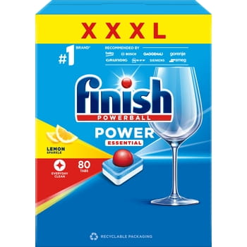 Finish Power Essential Zitrone Geschirrspültabs 2x80 Stk.