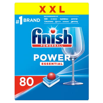 Finish Power Essential normale Spülmaschinentabs 2x80 Stk.