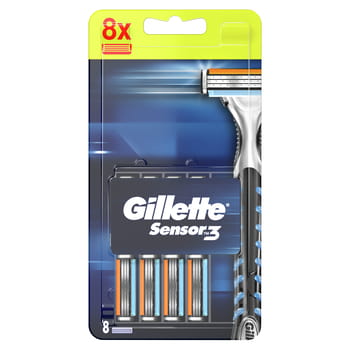 Gillette Sensor 3 Herrenrasierer Ersatzklingen 8 Stk.