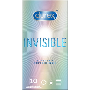 Durex Invisible Super Thin Kondome 10 Stk.