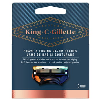 King C Gillette Rasiererpatronen 3 Stk.
