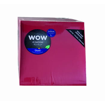 Dunilin Servietten 40x40cm kastanienbraun Duni 45St.