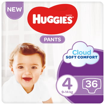 Huggies Höschenwindeln, Größe 4, 36 Stück.