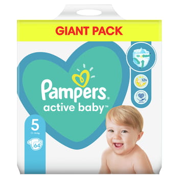 Pampers Active Babywindeln Größe 5 64St.