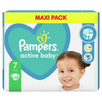 Pampers Active Babywindeln Größe 7 40St.