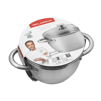 Henry Florina Edelstahl-Induktionstopf 16 cm 1,6 l