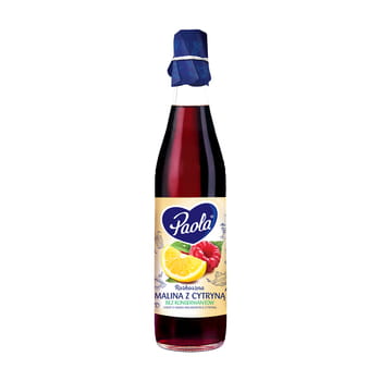 Himbeersirup mit Zitrone ohne Konservierungsstoffe Paola 9x430ml