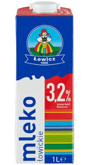 Łowicz Premium UHT-Milch 3,2 % Łowicz 12x1l