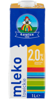 Łowicz Premium UHT-Milch 2% Łowicz 12x1l