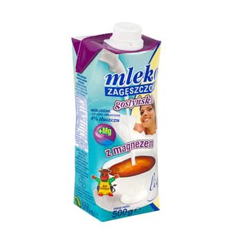 Kondensmilch ungesüßt Gostyńskie light mit Magnesium 12x500g