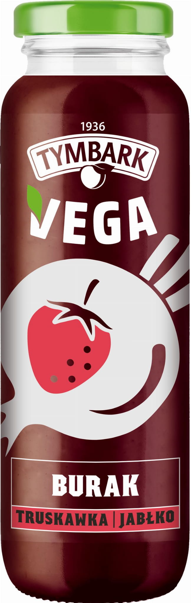 Saft 100 % Rote Bete, Apfel mit Erdbeere Tymbark 15x250ml