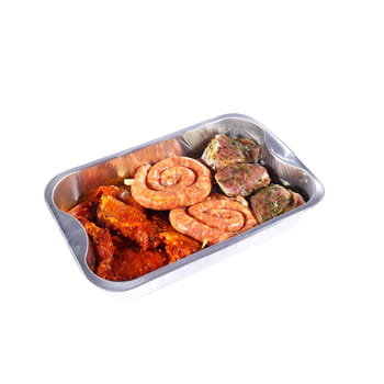 Fleischset: Schweinenacken, Filet, Wurst ca. 1kg