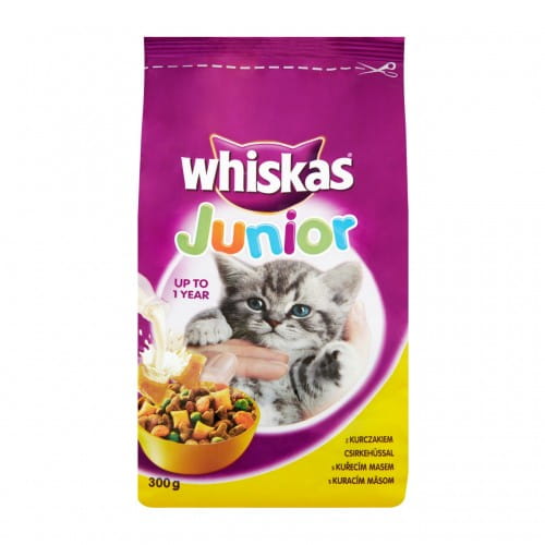 Whiskas Junior Komplettfutter mit Huhn 300g