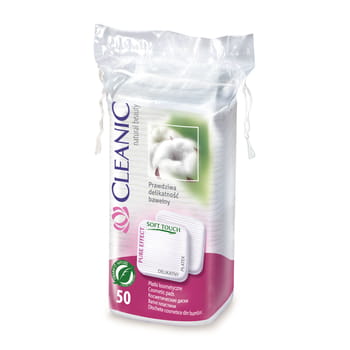 Cleanic Wattepads quadratisch 50St.