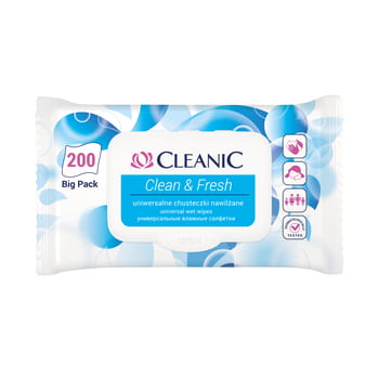 Cleanic Clean&Fresh Erfrischungstücher 200Stk.
