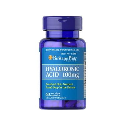 Hyaluronsäure 100mg Hyaluronsäure 60 Kapseln PURITAN'S PRIDE