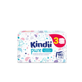 Kindii Pure Wipes 3x60 Stk.