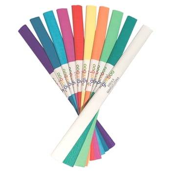 Krepppapier in einer Rolle 500 x 2000 mm, Farbmischung GIMBOO