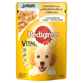 Pedigree Junior Huhn mit Reis in Gelee 100g