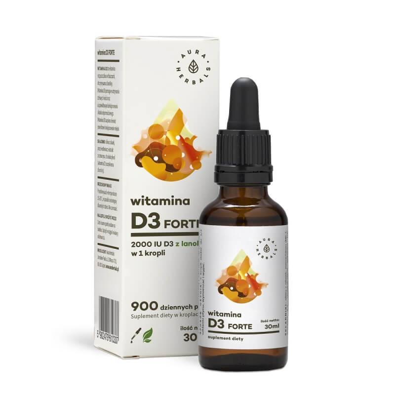 Vitamin D3 FORTE Tropfen 30ml AURA HERBALS