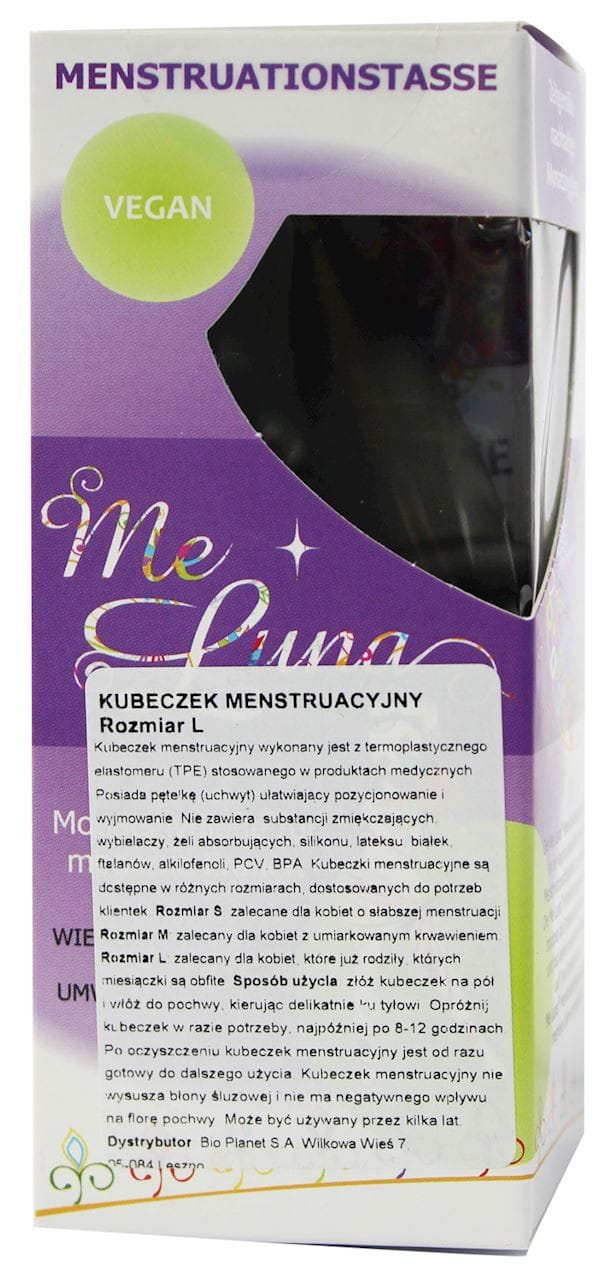 Menstruationstasse Gr. L schwarz - ME LUNA
