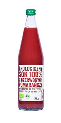 Roter Orangensaft 100% BIO 750 ml EKOWITAL - Biolaboratorium