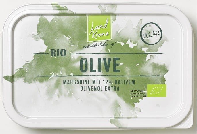 Margarine mit Olivenöl BIO 250 g - LANDKRONE