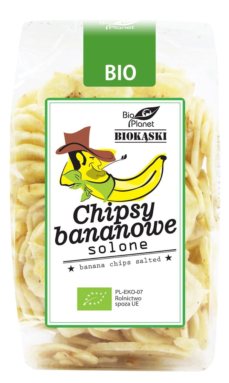 Gesalzene Bananenchips BIO 150 g - BIO PLANET