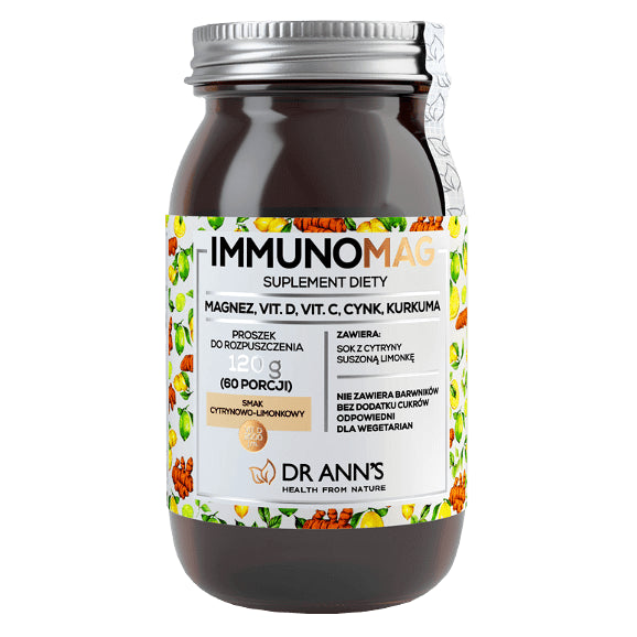 Magnesium Vitamin D Vitamin C Zink Kurkuma Immunmag 120 g DR ANN'S
