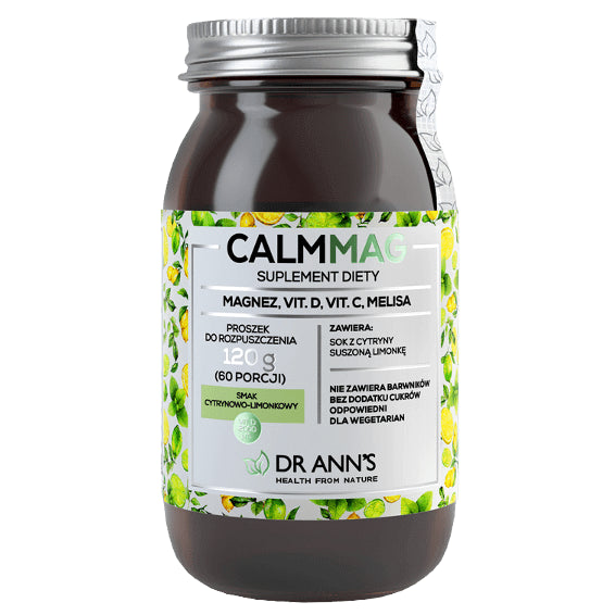 Magnesium Vitamin D Vitamin C Melisse CALMag 120 g DR ANN'S