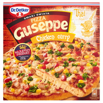 Dr. Guseppe Tiefkühlpizza Oetker Hähnchencurry nach thailändischer Art 375g