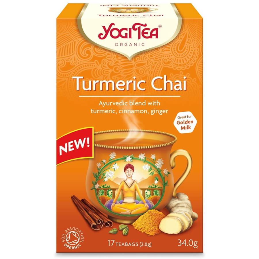 Goldener Chai-Tee mit Kurkuma BIO (17 x 2 g) 34 g - YOGI TEA