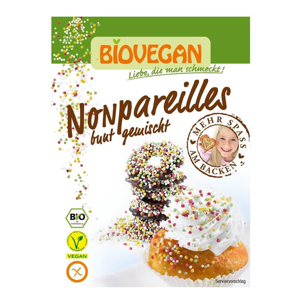 ZUCKERPERLEN (sucre perlé) BIO vegan sans allergènes Agava : 70 grammes