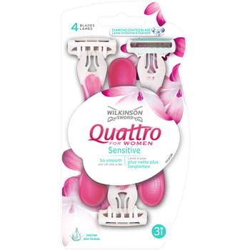 Wilkinson Quattro Beauty Sensitive Rasierer 3St.
