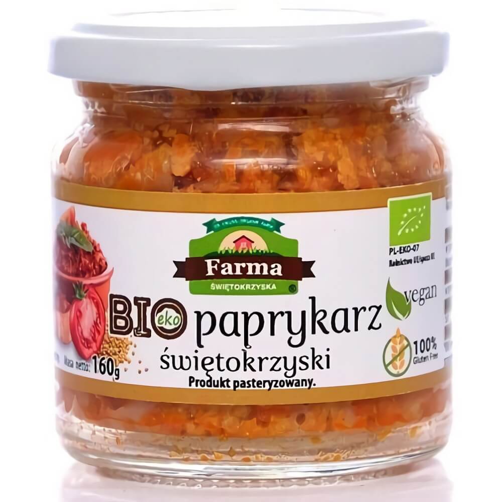 Paprykarz Świętokrzyski BIO 160 g - FARMA ŚWIĘTOKRZYSKA