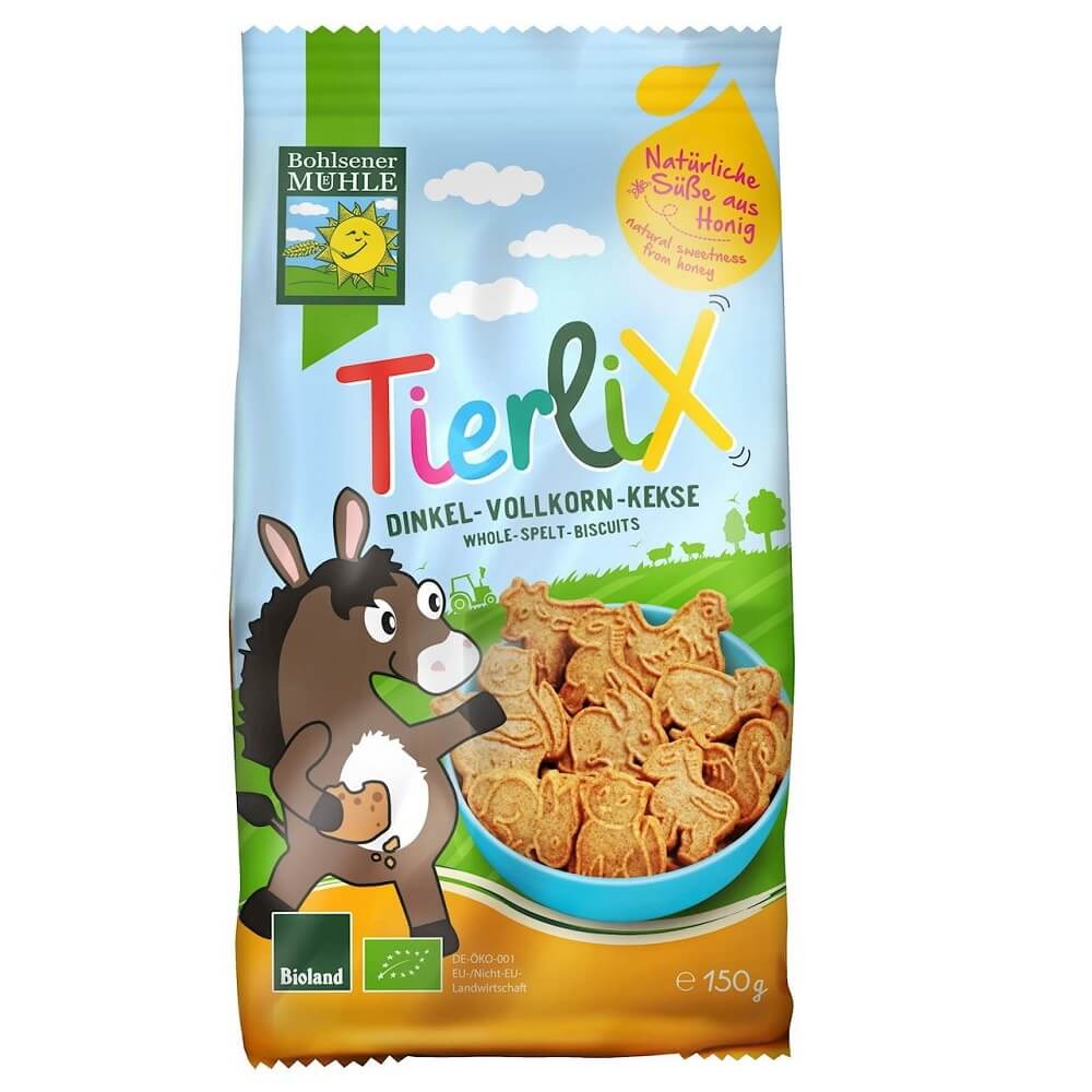 Dinkelplätzchen für Kindertiere BIO 150 g - BOHLSENER MÜHLE