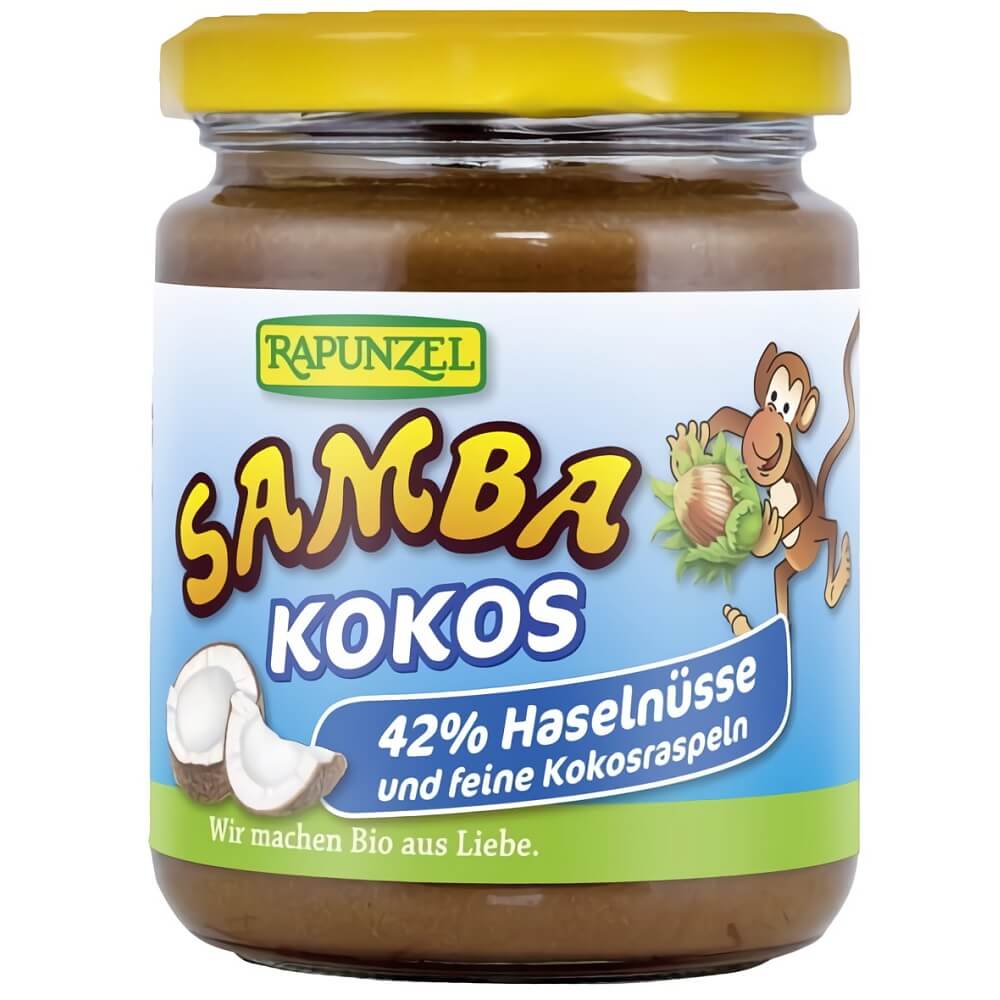 Schokoladen-Nuss-Creme mit Kokos-Samba BIO 250 g - RAPUNZEL