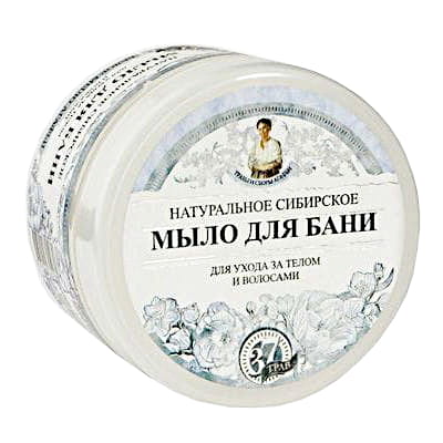 Sibirische weiße Kräuter-Körper- und Haarseife - AGAFIA