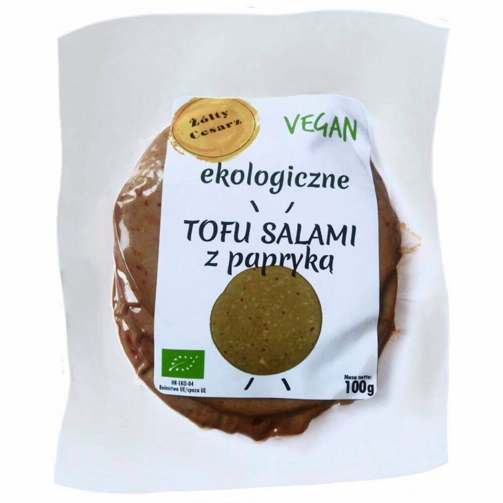 Tofu-Salami mit Paprika BIO 100 g GELBER CESAR