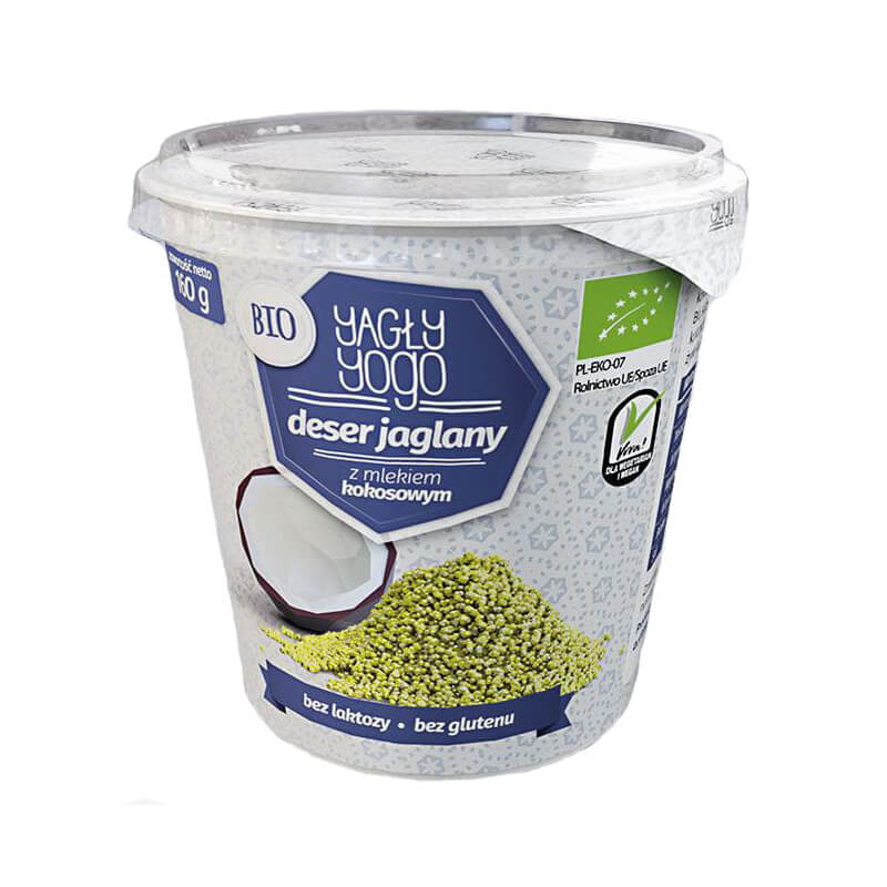 Glutenfreies Hirse-Kokos-Dessert BIO 160 g - YOGO