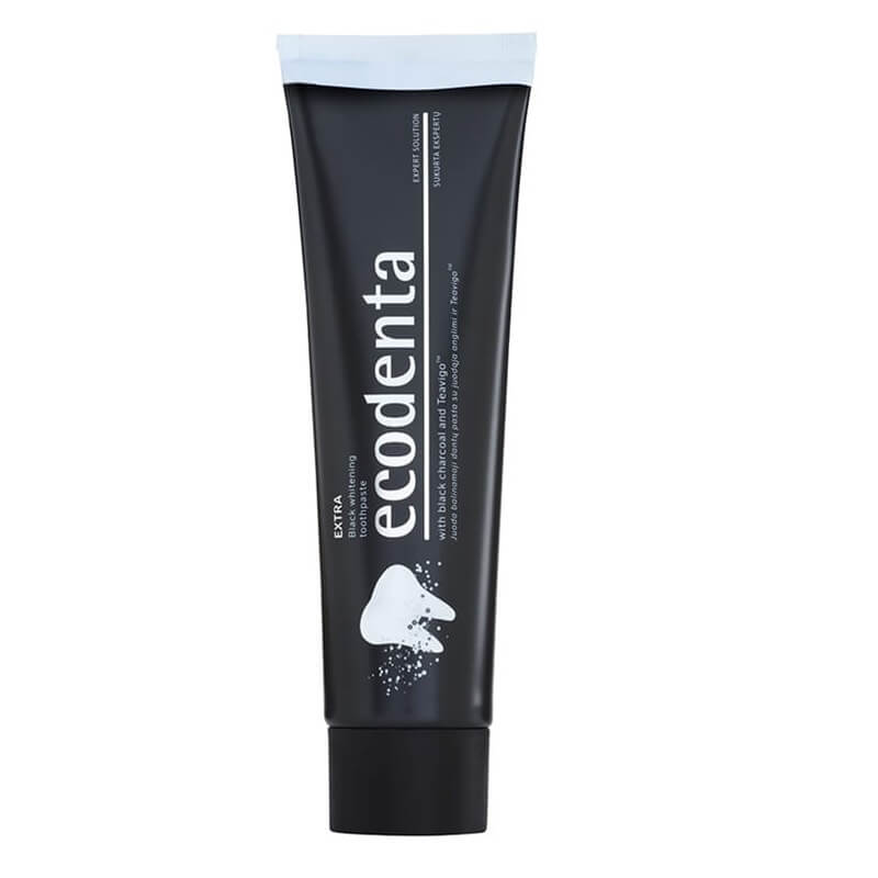 Schwarz aufhellende Zahnpasta ecodenta 100 ml BIOK LABORATORIJA