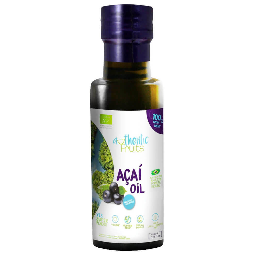 Glutenfreies Acai-Öl BIO 100 ml - AUTHENTISCHE FRÜCHTE