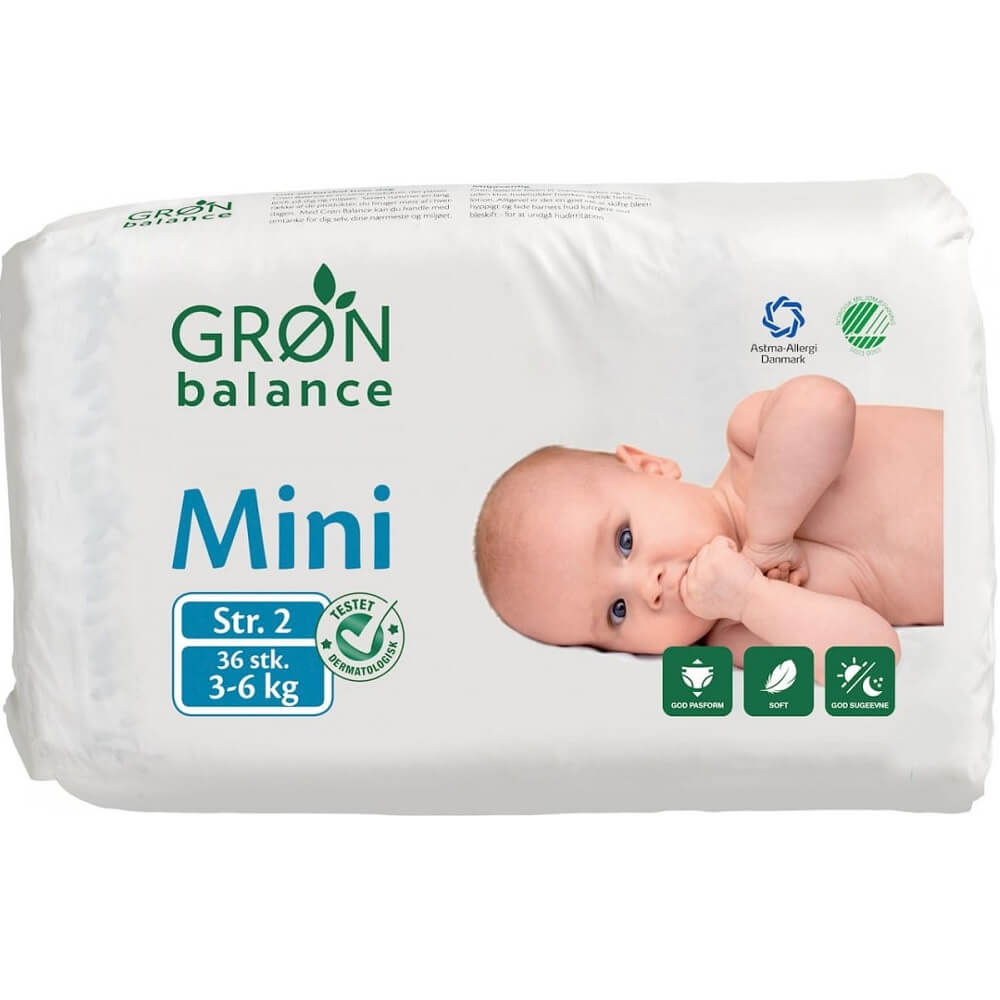 Miniwindeln 3 - 6 kg - GRON BALANCE