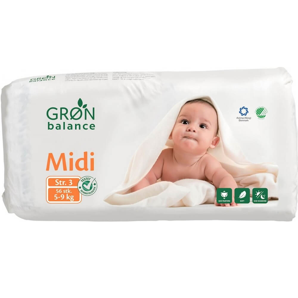 Midiwindeln 5 - 9 kg - GRON BALANCE
