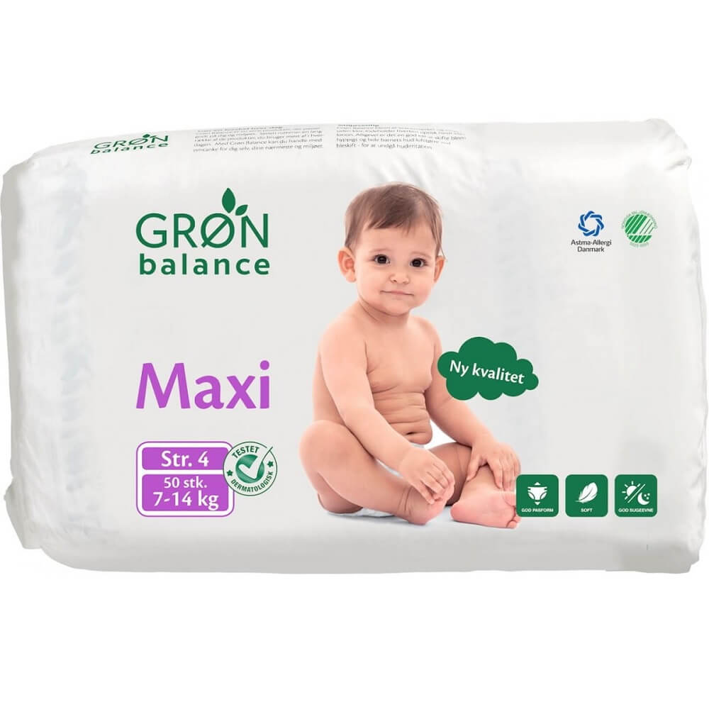 Maxiwindeln 7 - 14 kg - GRON BALANCE