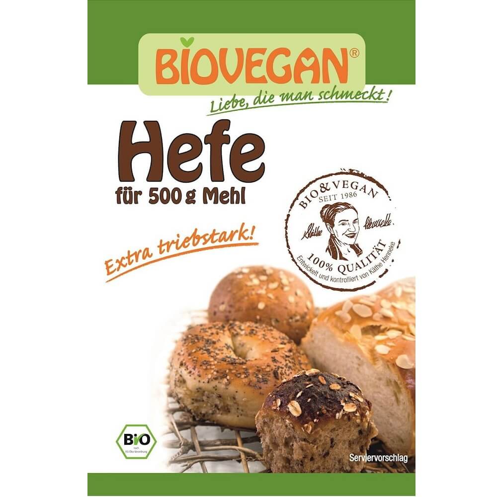 Glutenfreie Trockenhefe BIO 9 g - BIO VEGAN