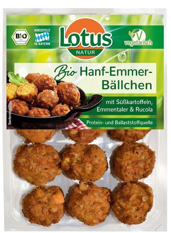 Gemüsebällchen mit Ementaler BIO 180 g - LOTUS