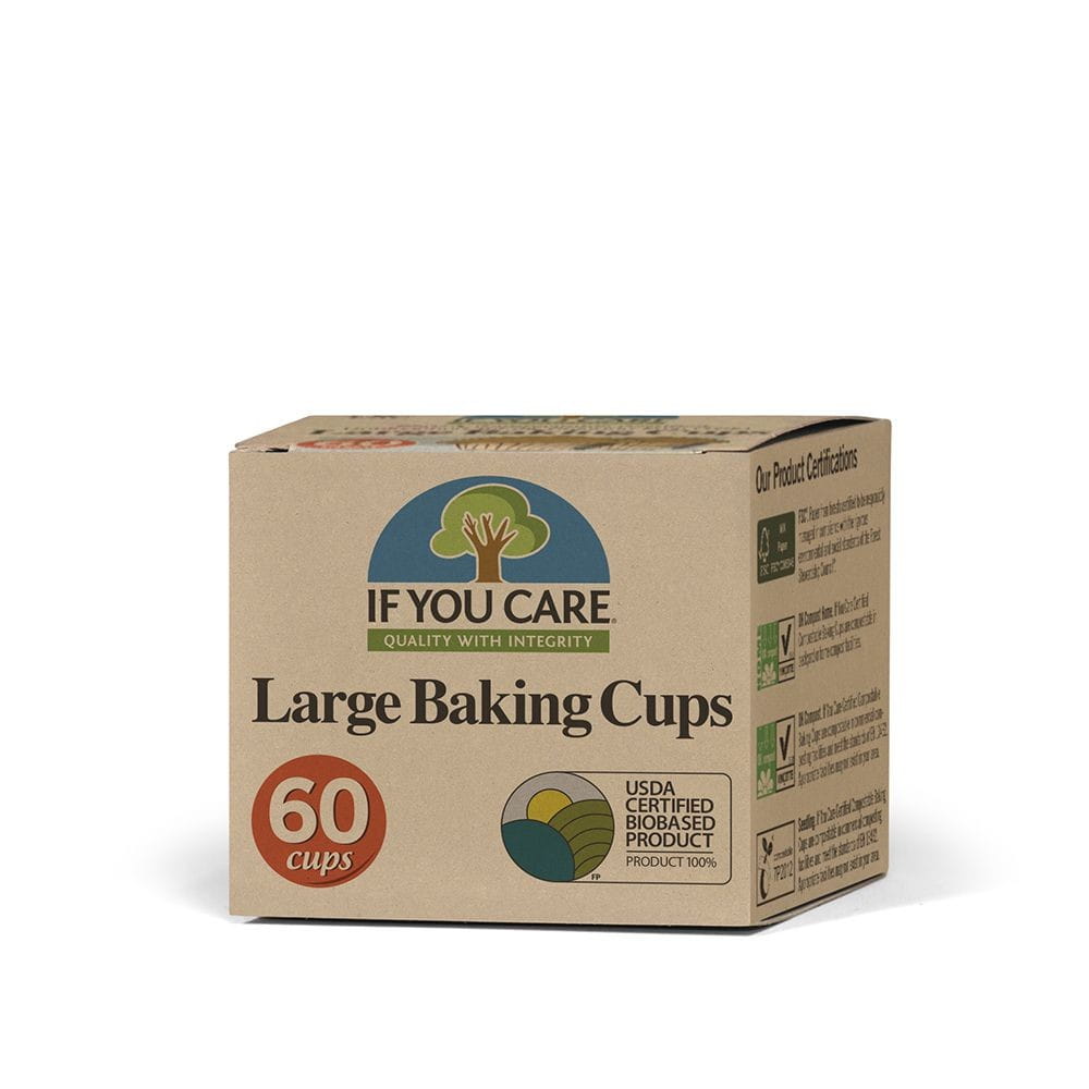 Große Muffinformen aus Papier 60 Stück - IF YOU CARE