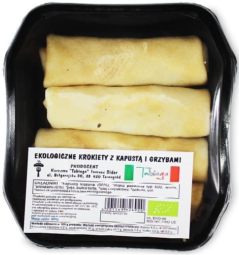 Kroketten mit Kohl und Pilzen BIO 400 g - KARCZMA TABIAGO